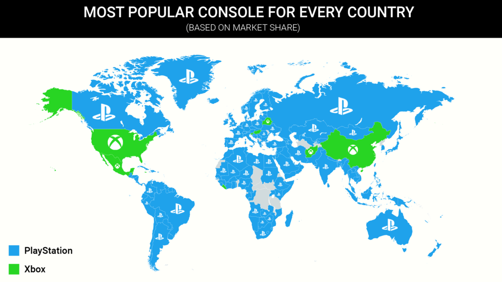 Xbox sales on sale by country